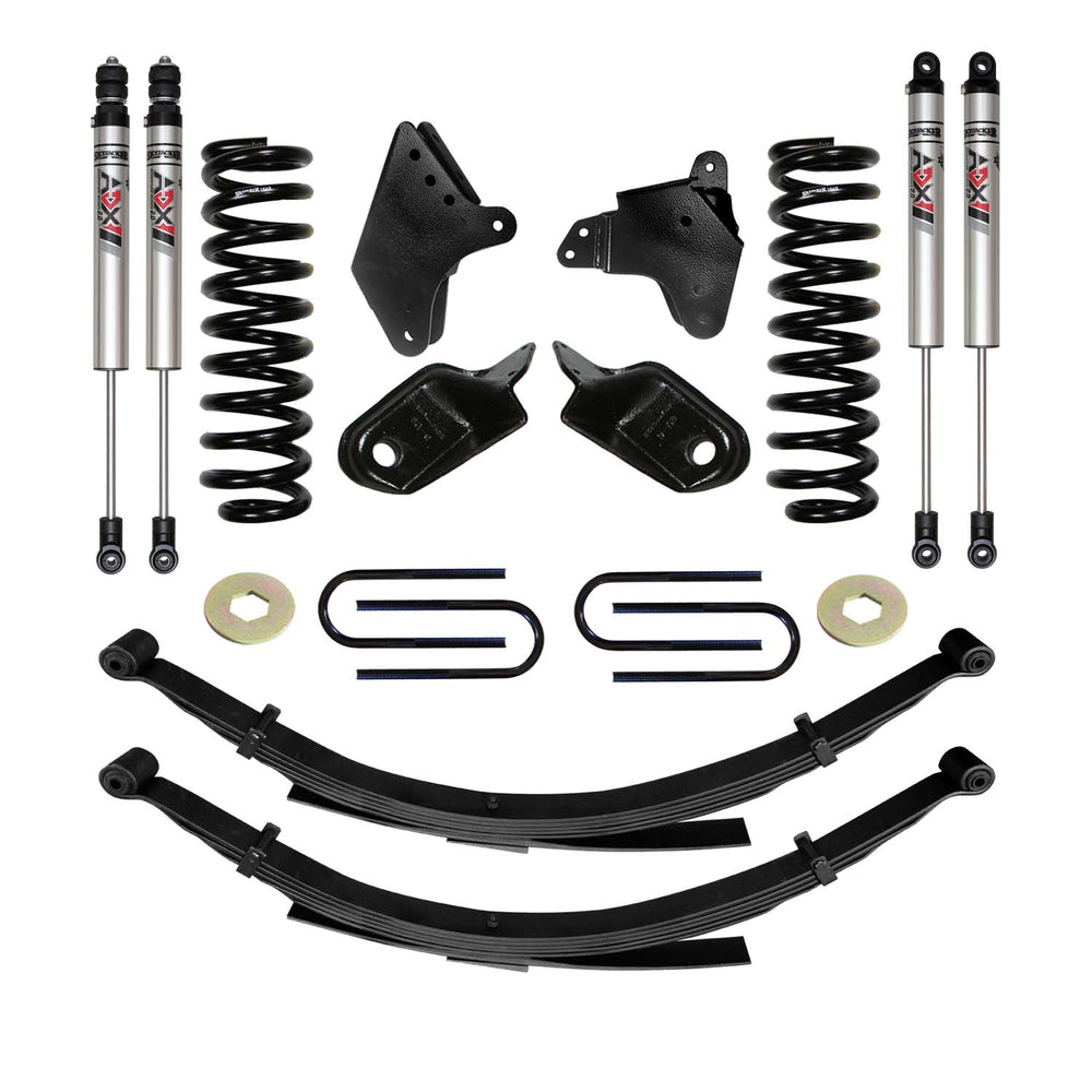 Skyjacker 6 in. Suspension Lift Kit With ADX M2.0 Aluminum Monotube Shocks. — Front — 1973-1976 Ford F-100 & 1977-1996 Ford F-150 & 1977-1998 Ford F-250 and more (186F2KS-XM)
