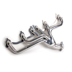BBK Collecteur court à longueur accordée 91-99 Jeep 4.0L - céramique argent