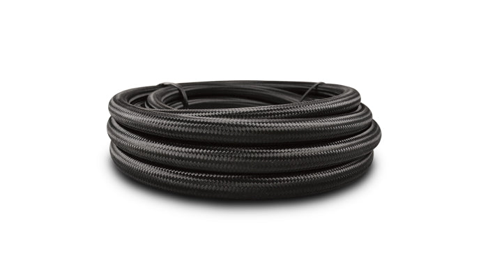 Vibrant Performance - 19006 - 10ft Roll of Black Nylon Braided Flex Hose with PTFE Liner - AN Size: -16