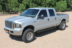 Raptor Series Tread Step Running Boards BLK Textured Aluminum Part# 1903-0344BT (RAP1903-0344BT)