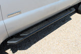 Raptor 1999-2016 F250/F350 Super Duty Crew 5 In Tread Step Slide Track Running Boards Black Textured Aluminum