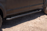 Raptor 2015+ F150 Crew Cab/2017-2022 F250/350 Super Duty Crew Cab 5 Inch Black Textured Aluminum Tread Steps