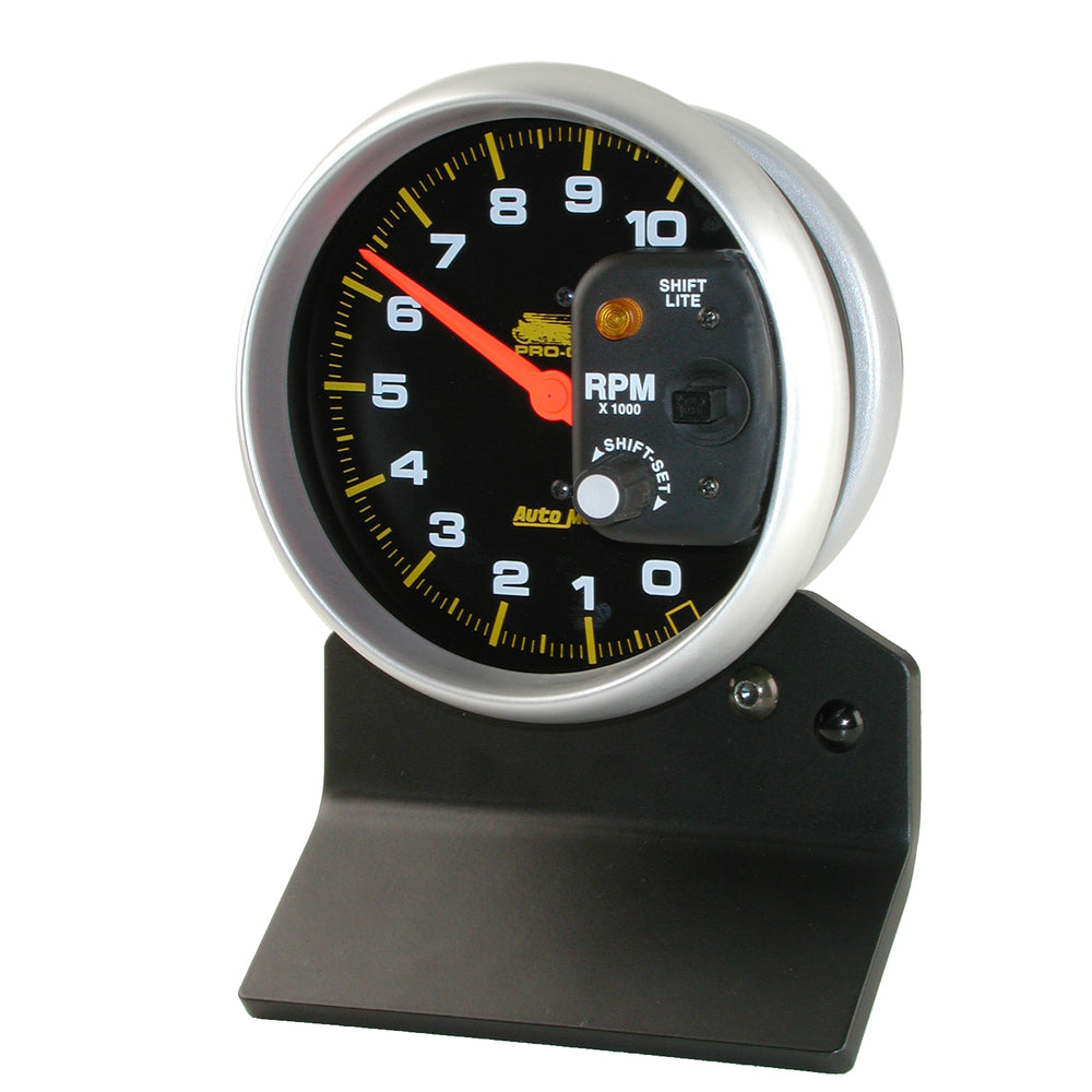 AutoMeter 5" Tachometer, 0-10,000 RPM, Black, Pro-Cycle