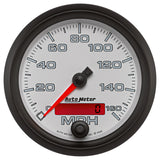 3-3/8" SPEEDOMETER, 0-160 MPH, WHITE, PRO-CYCLE (19589)