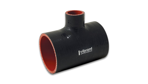 Vibrant Performance - 19687 - T-Hose Coupler, Hose I.D. 2.25 in. - Overall Length: 4 in. - Branch I.D. 1 in.
