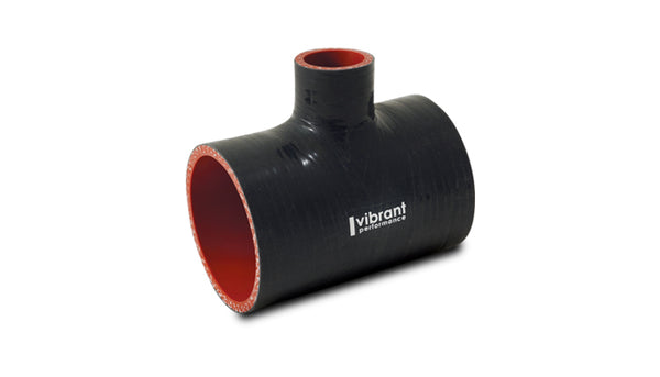 Vibrant Performance - 19690 - T-Hose Coupler, Hose I.D. 2.75 in. - Overall Length: 4 in. - Branch I.D. 1 in.