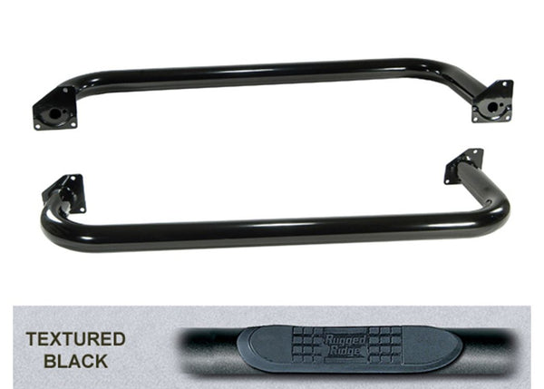 Rugged Ridge Barres tubulaires — 1987-1995 Jeep Wrangler (11591.03)
