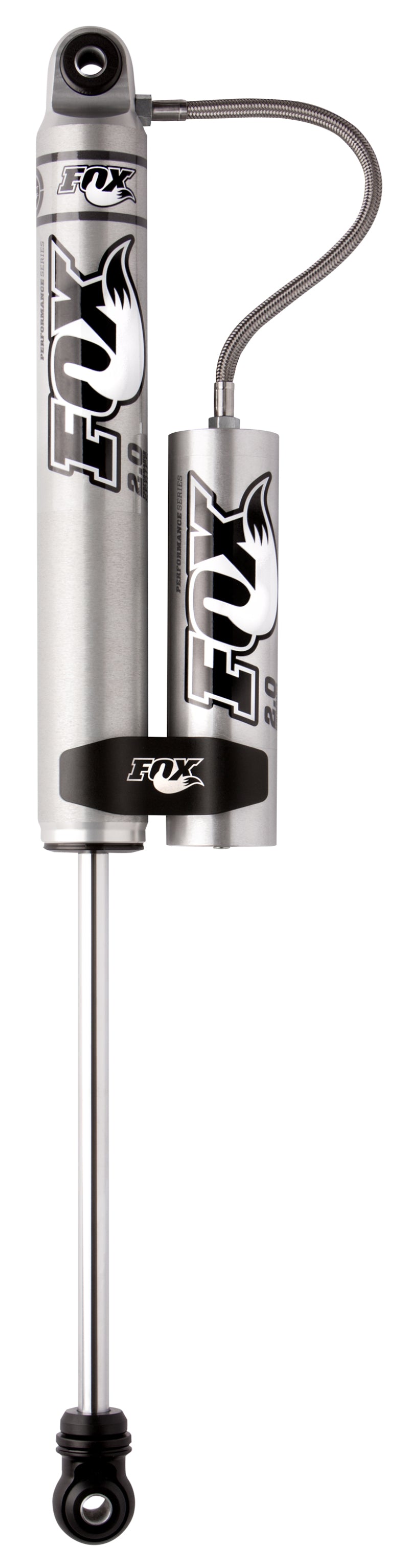 FOX Amortisseur avant à réservoir déporté à corps lisse Performance Series 2.0 — 9.6 po, rehaussement 1.5-3.5 po — 1994-1998 Land Rover Discovery (985-24-143)