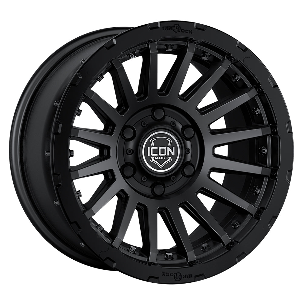 Icon Vehicle Dynamics Icon Alloys Recon Pro Satin Black 17 X 8.5 / 8 X 6.5 / 13 mm / 5.25" Bs