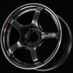 Advan TC4 Wheel 16x7.5 / +35 Offset / 4x100 / 63mm Bore / Black Gunmetallic and Ring