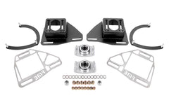 BMR Suspension Plaques de chasse/carrossage avec plaques de verrouillage 82-92 Chevy Camaro - noir martelé