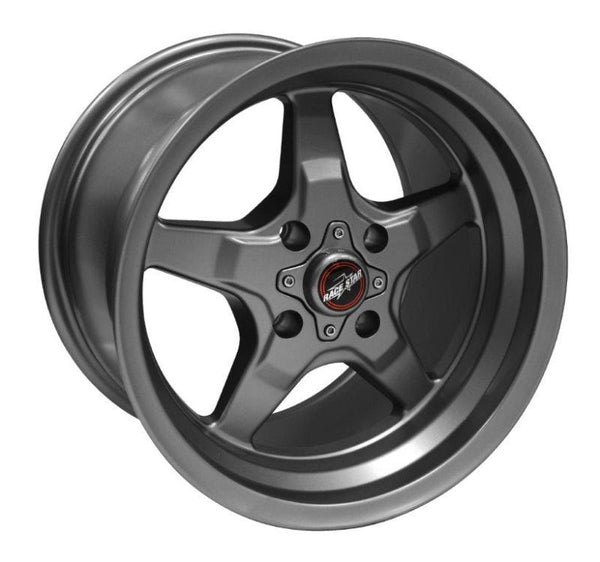Race Star Roue 91 Drag Star 15x10.00 4x108bc 6.50bs perçage direct - gris métallisé