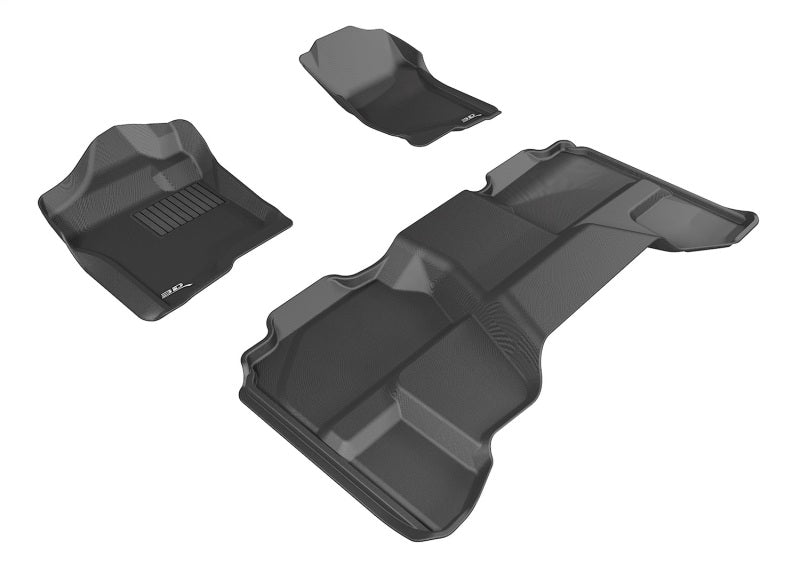 3D MAXpider Kagu 07-13 GMC Sierra 1500 / 2500 / 3500 Extended Cab R1 R2 - noir