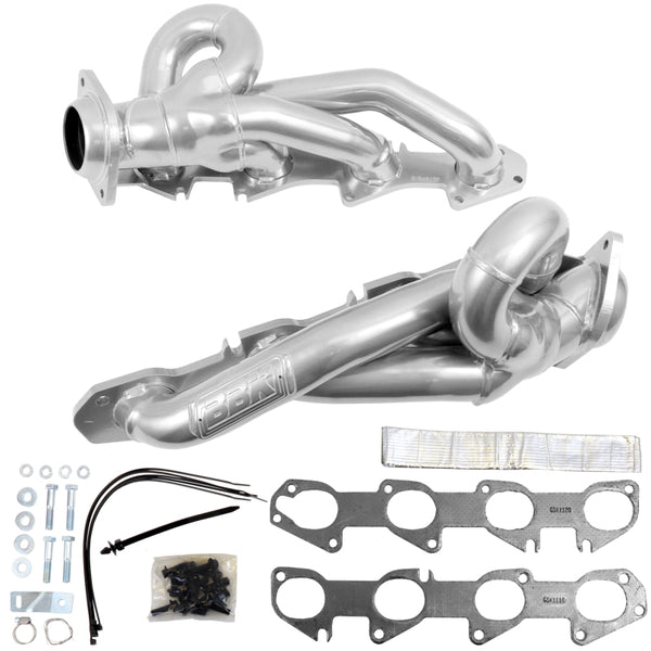 BBK Collecteurs d'échappement courts accordés 19-23 Dodge Ram 1500 5.7L (sauf MegaCab) - 1-3/4 po céramique argent