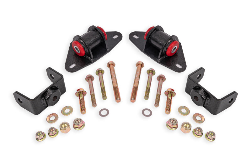 BMR Suspension Ensemble de supports moteur 14-19 Chevrolet Corvette - noir martelé