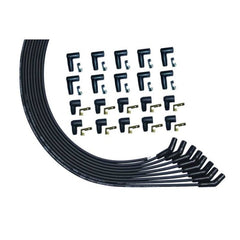 Moroso Jeu de fils de bougies Ultra non gainé universel V8, 135 degrés, HEI/non HEI - noir