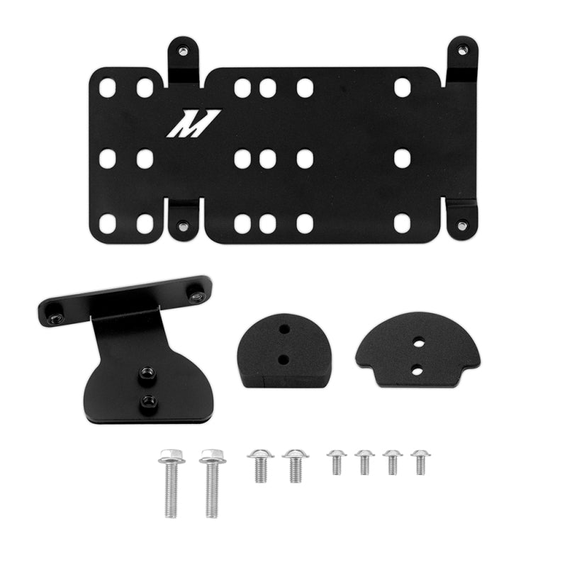 Mishimoto Support de relocalisation de plaque d'immatriculation sur crochet de remorquage 2022+ Chevy 1500