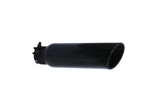 Go Rhino Universal For 4In Diameter Exhaust Tubes Exhaust Tips Black (GRT4510B)