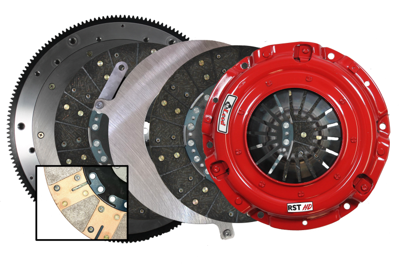 McLeod Racing Embrayage bidisque RST HD avec volant moteur en aluminium - 96-10 Mustang 4.6L - 1-1/16 x 10 cannelures - 164T