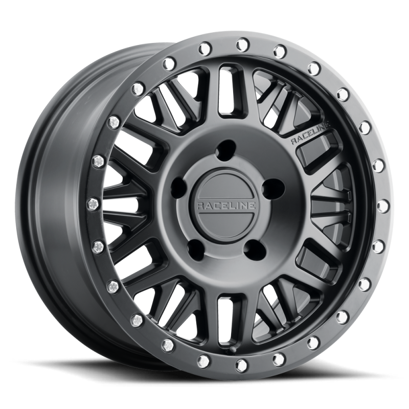 Raceline Roue 951B Ryno 17x8.5 po / 6x139.7 / déport 0mm / alésage 106.1mm - noir satiné