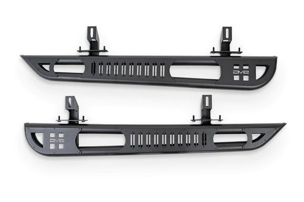 DV8 Offroad Marchepieds latéraux — 2018+ Jeep Wrangler JL