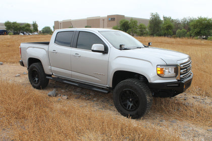 Raptor Series Oval Running Boards Black Textured Aluminum - Part# 2001-0342BT