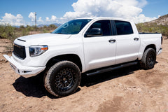 Raptor Series Oval Running Boards Black Textured Aluminum - Part# 2004-0367BT — 2005-2023 Toyota Tacoma