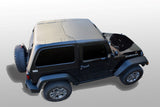 DV8 Offroad 2007-2018 Jeep Wranger Jk 2Dr 2Pc Hard Top (Fast Back) (No Defrost No Wiper)