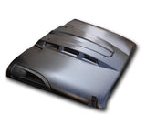DV8 Offroad 07-18 Jeep Wrangler JK Metal Heat Dispersion Hood - Primer Black (HDMB0702)
