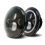DV8 Offroad 1997-2018 Jeep Wrangler Led Headlights with Angel Eyes Pair with Antiflickers