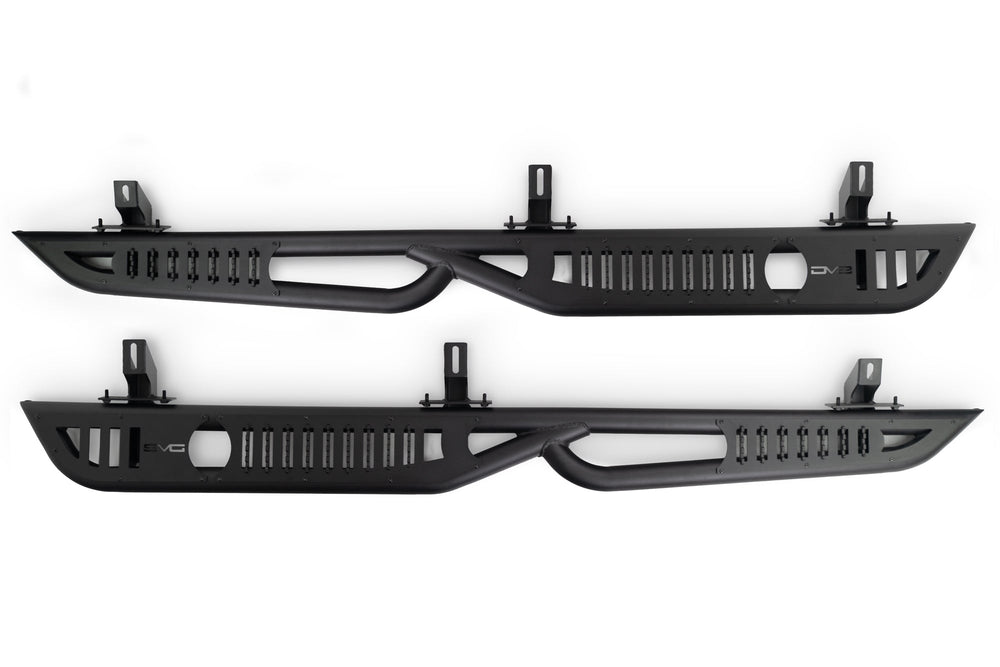 DV8 Offroad Marchepieds latéraux — 2007-2018 Jeep Wrangler