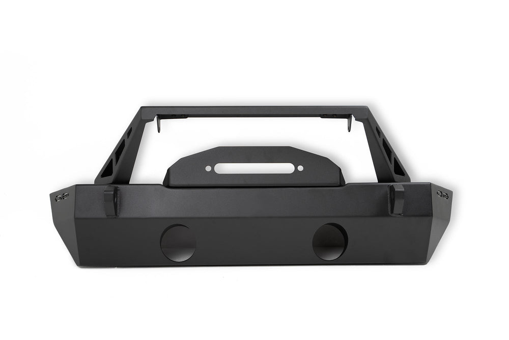 DV8 Offroad 2018+ Wrangler/Gladiator Fs25 Stubby Front Bumper with Plated Bull Bar (FBJL-06)