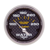 2-1/16" WATER TEMPERATURE, 100-250 F, MARINE CARBON FIBER