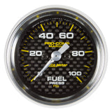 GAUGE, FUEL PRESSURE, 2 1/16", 100PSI, DIGITAL STEPPER MOTOR, MARINE CARBON