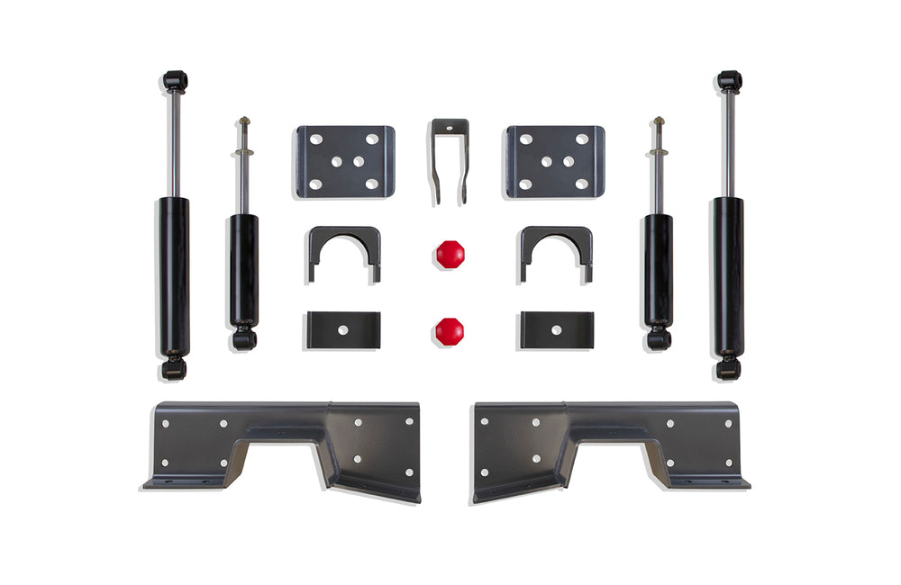 Maxtrac Suspension 1999-2006 Silv/Sierra 1500/2001-2006 Silv/Sierra 2500/3500 HD 2WD Rear 6" Lowering Box Kit