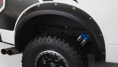Bushwacker Fender Flare Pocket Style 2pc Rear - Black (BW20098-02)