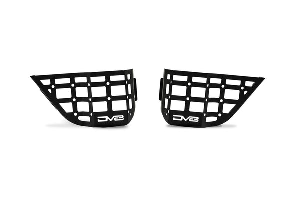 DV8 Offroad 2011-2018 Wrangler JK Front Door Pocket Molle Panelsblack