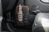 DV8 Offroad 11-18 Jeep Wrangler JK Front Door Pocket Molle Panels (MPJK05) — installed — view 3