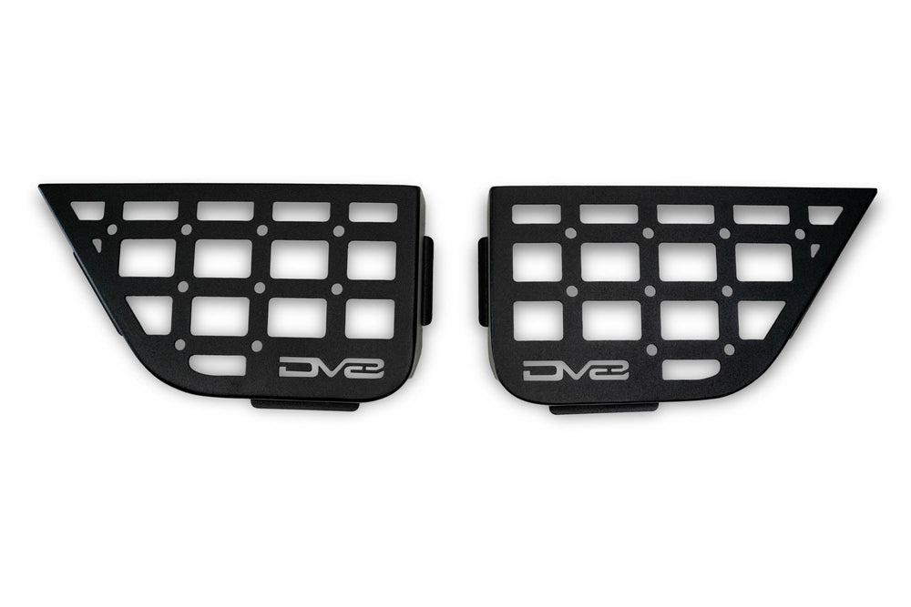 DV8 Offroad 2011-2018 Wrangler Slim Front Door Only Molle Pockets 2 Door