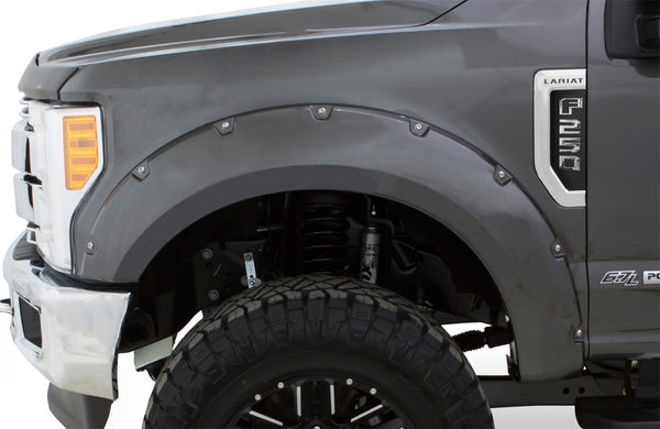 Bushwacker Fender Flare Pocket Style 4pc - Magnetic (BW20942-6A)