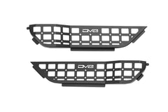 DV8 Offroad 2018-2023 Wrangler/2020-2023 Gladiator Front Door Pocket Molle Panels Black