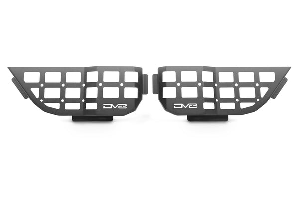 DV8 Offroad 2018-2023 Wrangler/2020-2023 Gladiator Rear Door Pocket Molle Panels Black