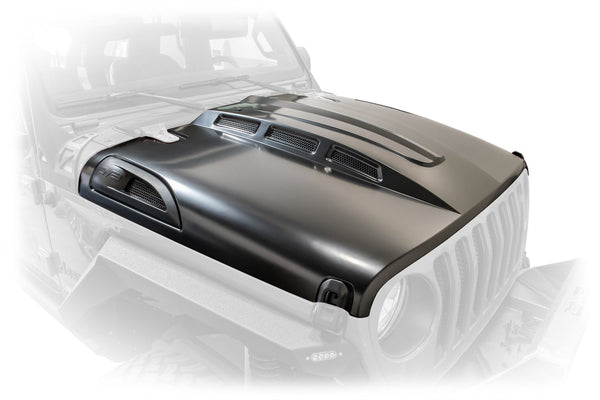 DV8 Offroad 2018+ Wrangler/Gladiator (Excl Mojave/392)Heat Dispersion Hood