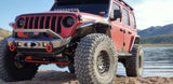 Road Armor 2018+ Wrangler/2020+ Gladiator Stealth Front Mid Width Winch Bumper Pre Runner Guard Txt Blk
