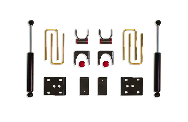 MaxTrac Boîte de composants pour ensemble d'abaissement 3 po/5 po — ensemble de boîte d'abaissement arrière 5 po/6 po — 2015-2025 Ford F-150 (203250)