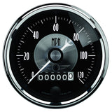 3-3/8" SPEEDOMETER, 0-120 MPH, PRESTIGE BLACK DIAMOND (2088)