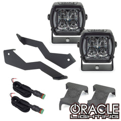 Oracle 04-14 Ford F-150 / Raptor A-Pillar Hood Mount Brackets w/ VEGA Series 4 Spotlights