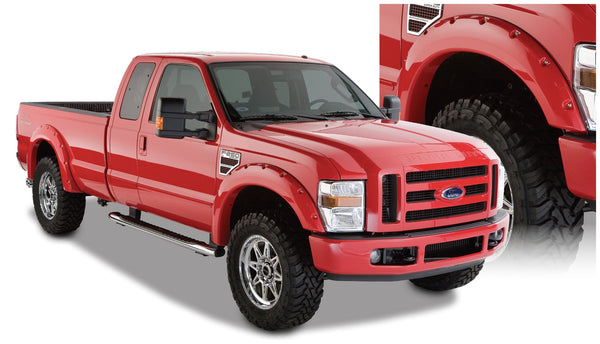 Bushwacker Fender Flare Pocket Style 4pc - Black (BW20917-02)