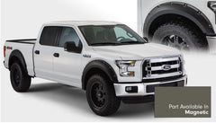 Bushwacker Fender Flare Pocket Style 4pc - Magnetic Black (BW20935-6A)