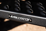 Raptor 2015+ F150/2017-2022 F250/F350 Sd Supercab 6.5In Sawtooth Slide Track Running Boards Black Txt Alum